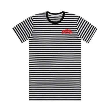 Stripe Embroidered Tee
